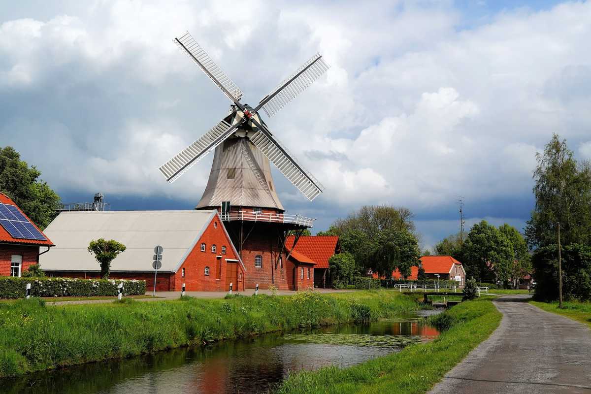 molen in Friesland